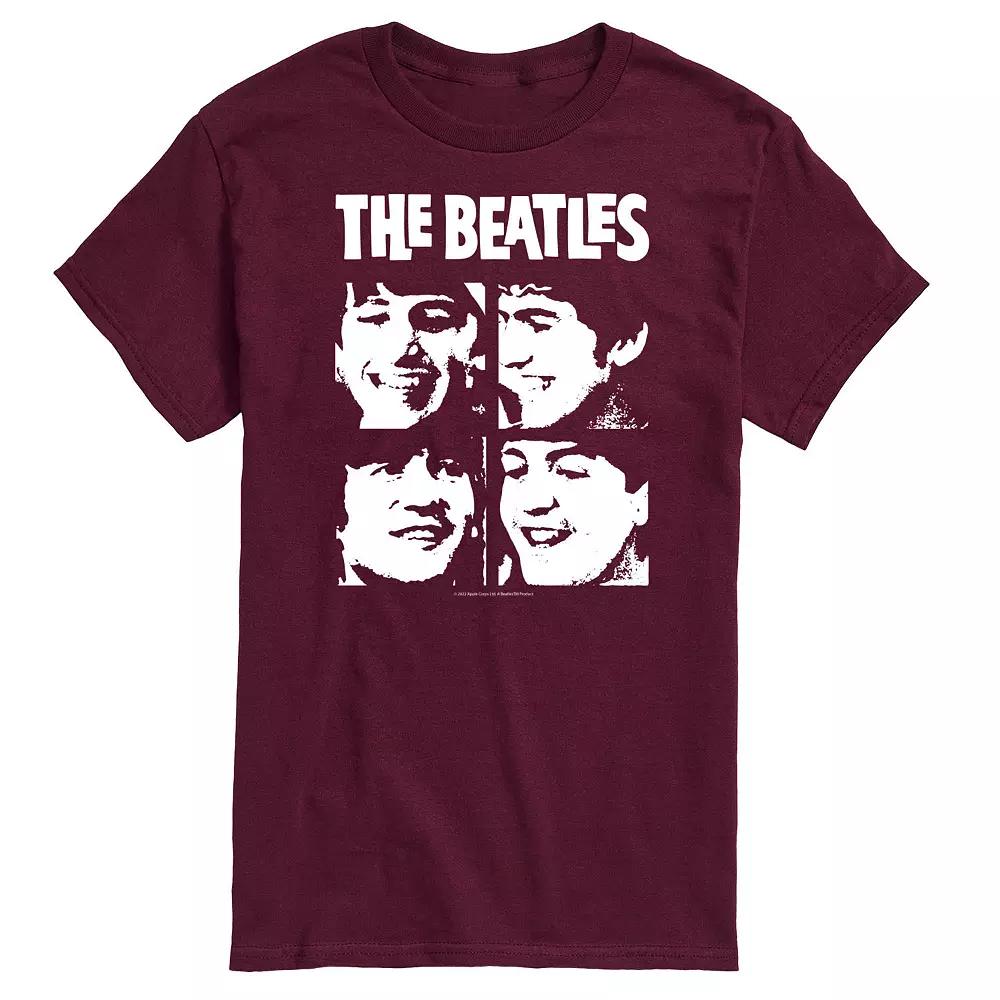 Men's The Beatles Face Grid Tee,  Product Image