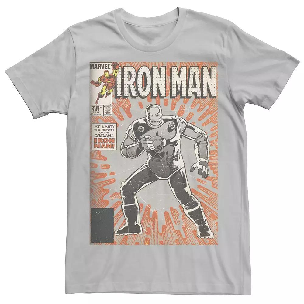 Big & Tall NASA Flat White Text Simple Logo Tee, Men's,  Product Image