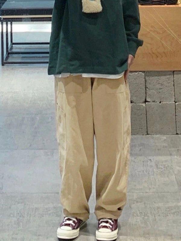 Pocket Straight Leg Cargo Pants Product Image