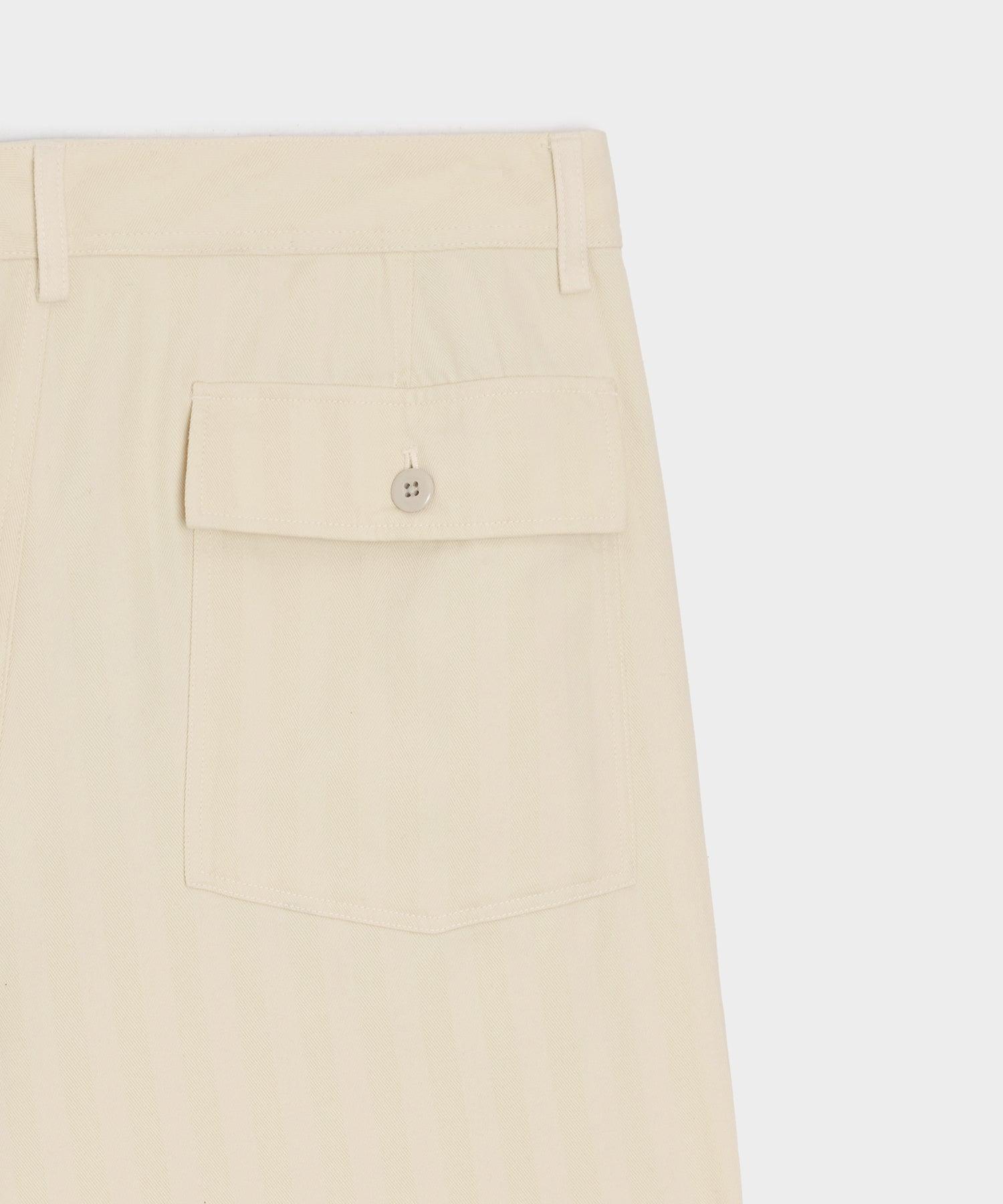 Relaxed Herringbone Twill Camp Pant Product Image
