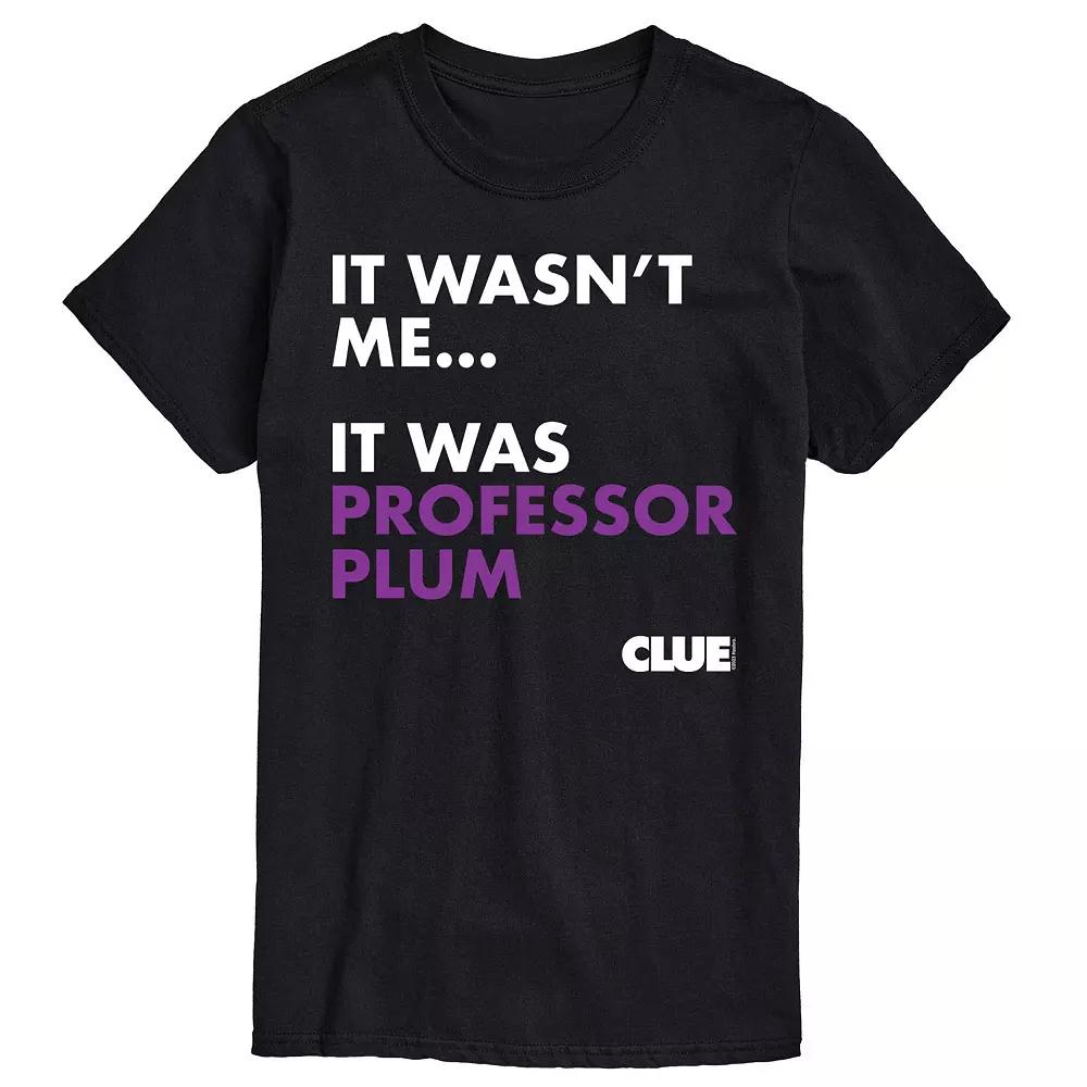 Men's Clue It Was Professor Plum Graphic Tee,  Product Image