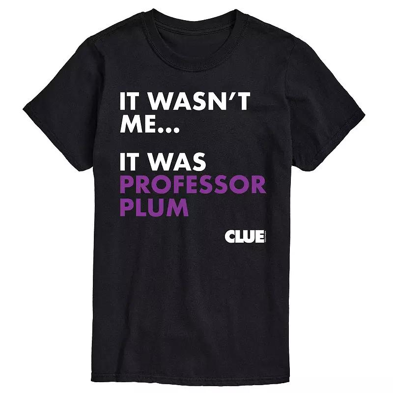 Men's Clue It Was Professor Plum Graphic Tee,  Product Image