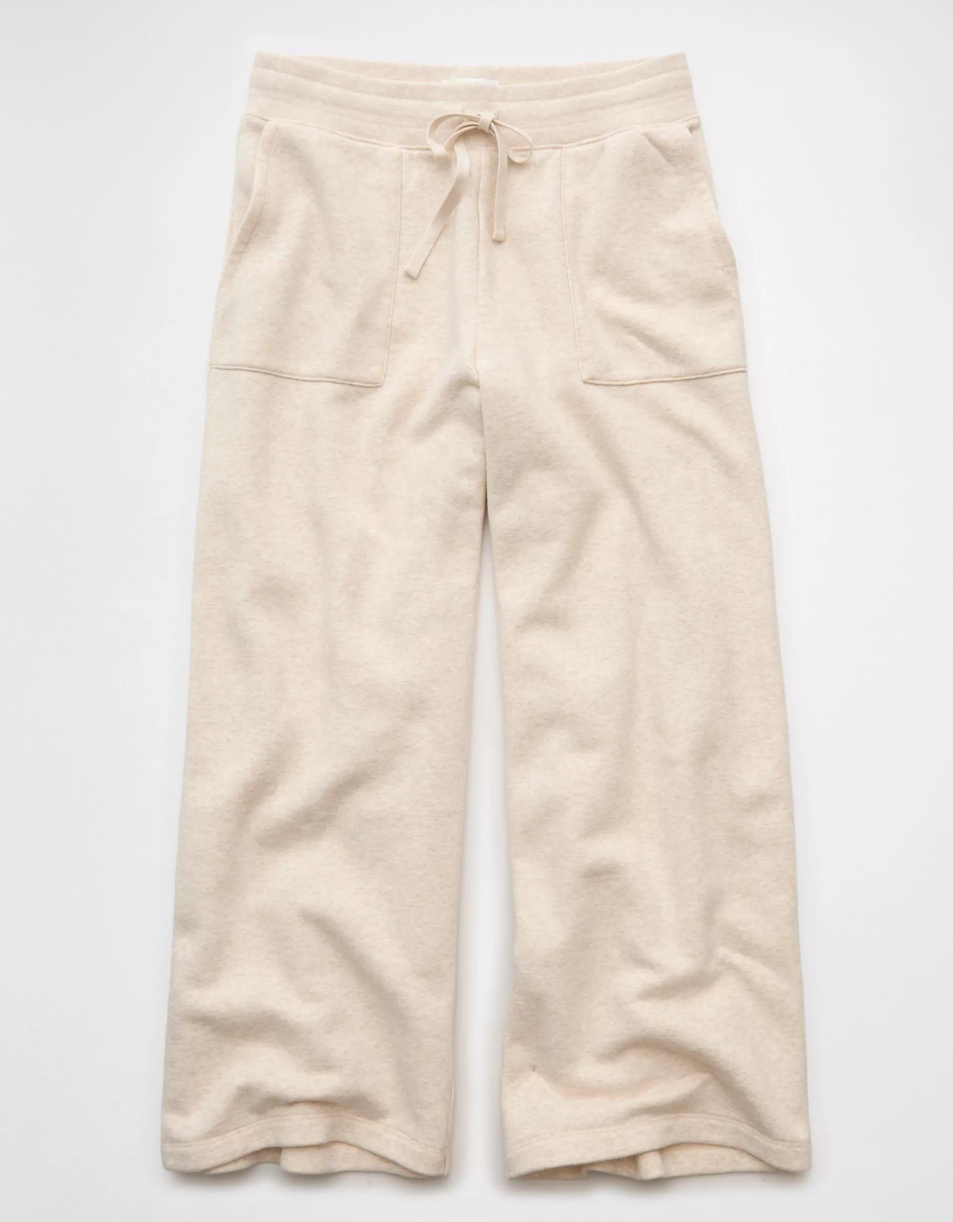 AE Everyday Luxe Wide-Leg Sweatpant Product Image