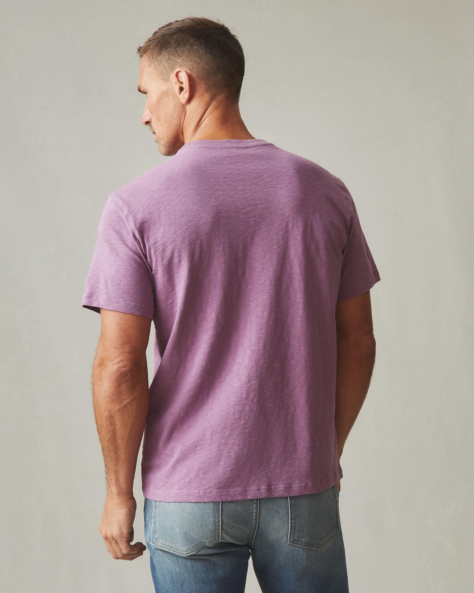 Men's Premium Slub Crew Tee - Plum Berry Male Product Image