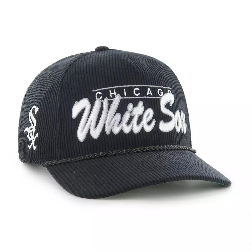 Men's '47 Black Chicago White Sox Corduroy Hitch Adjustable Hat Product Image