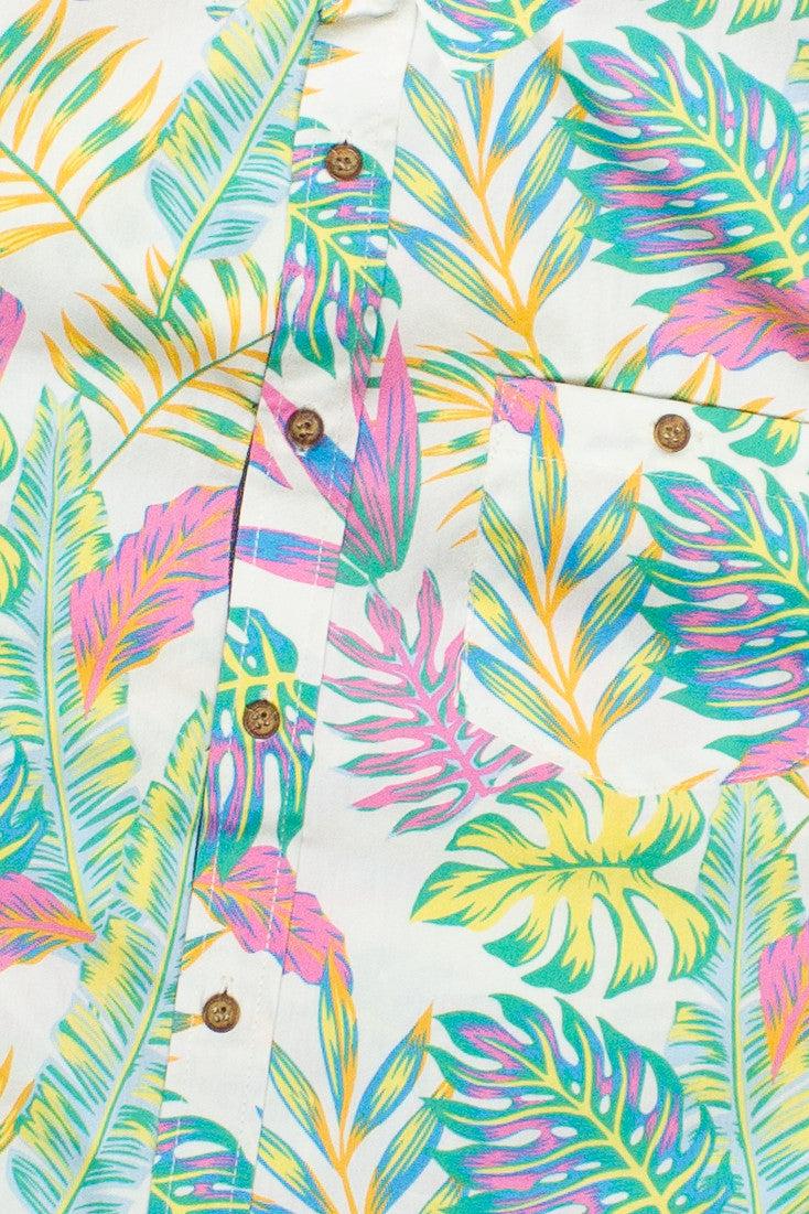 Neon Tropics Button Up Shirt Product Image