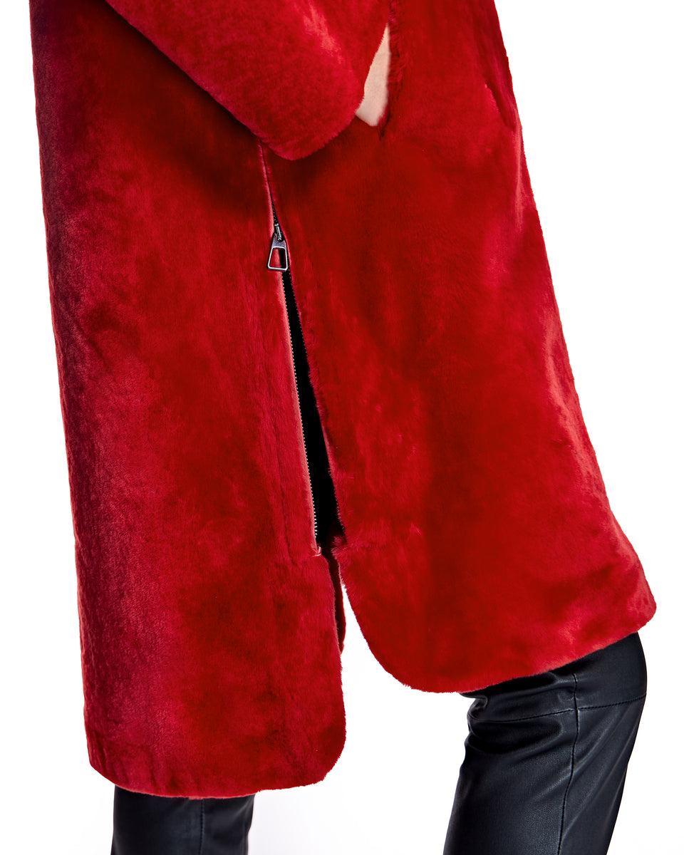 Julia & Stella by Maximilian Reversible Shearling Parka Product Image