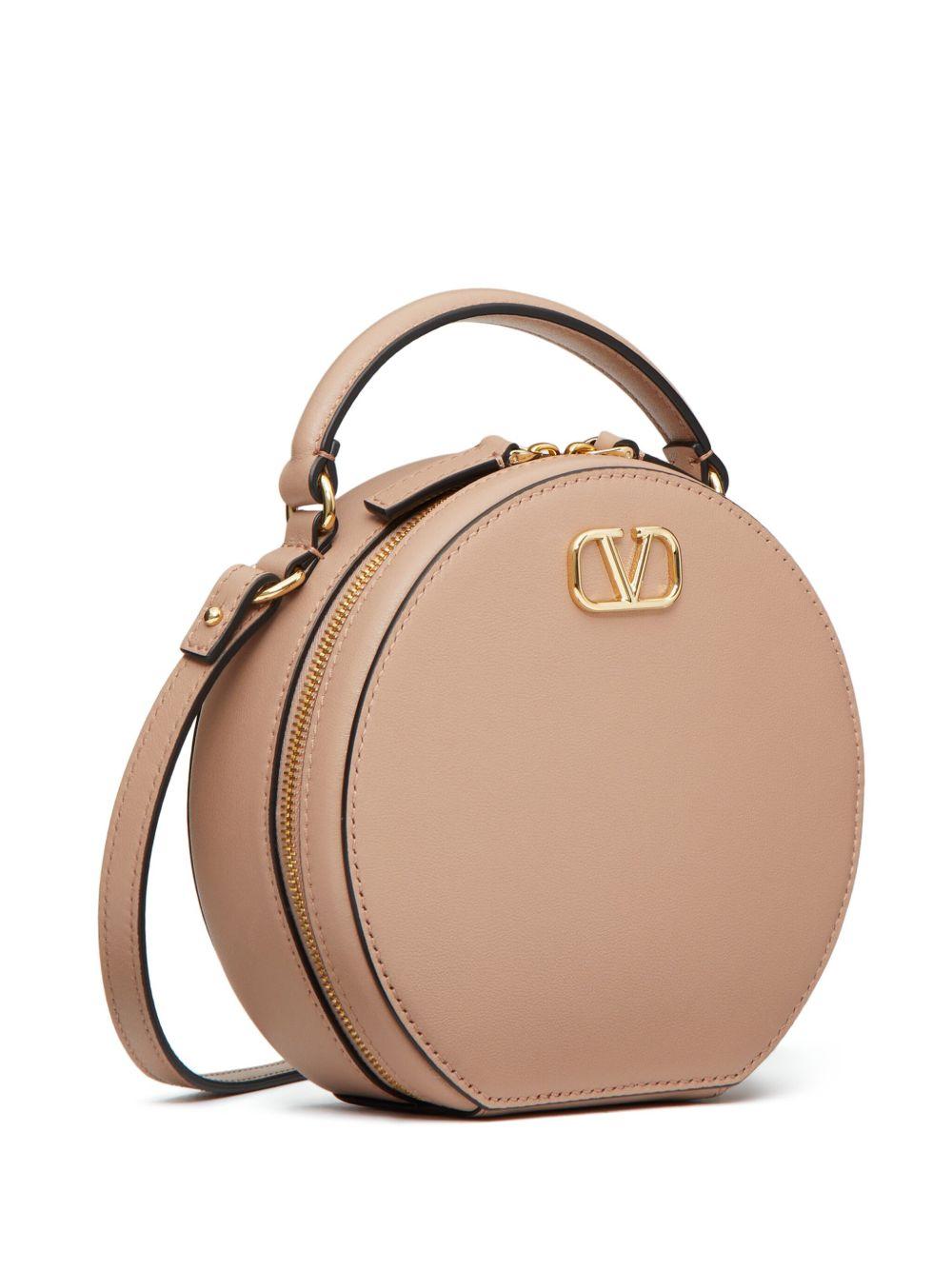 VLogo Signature leather mini bag Product Image