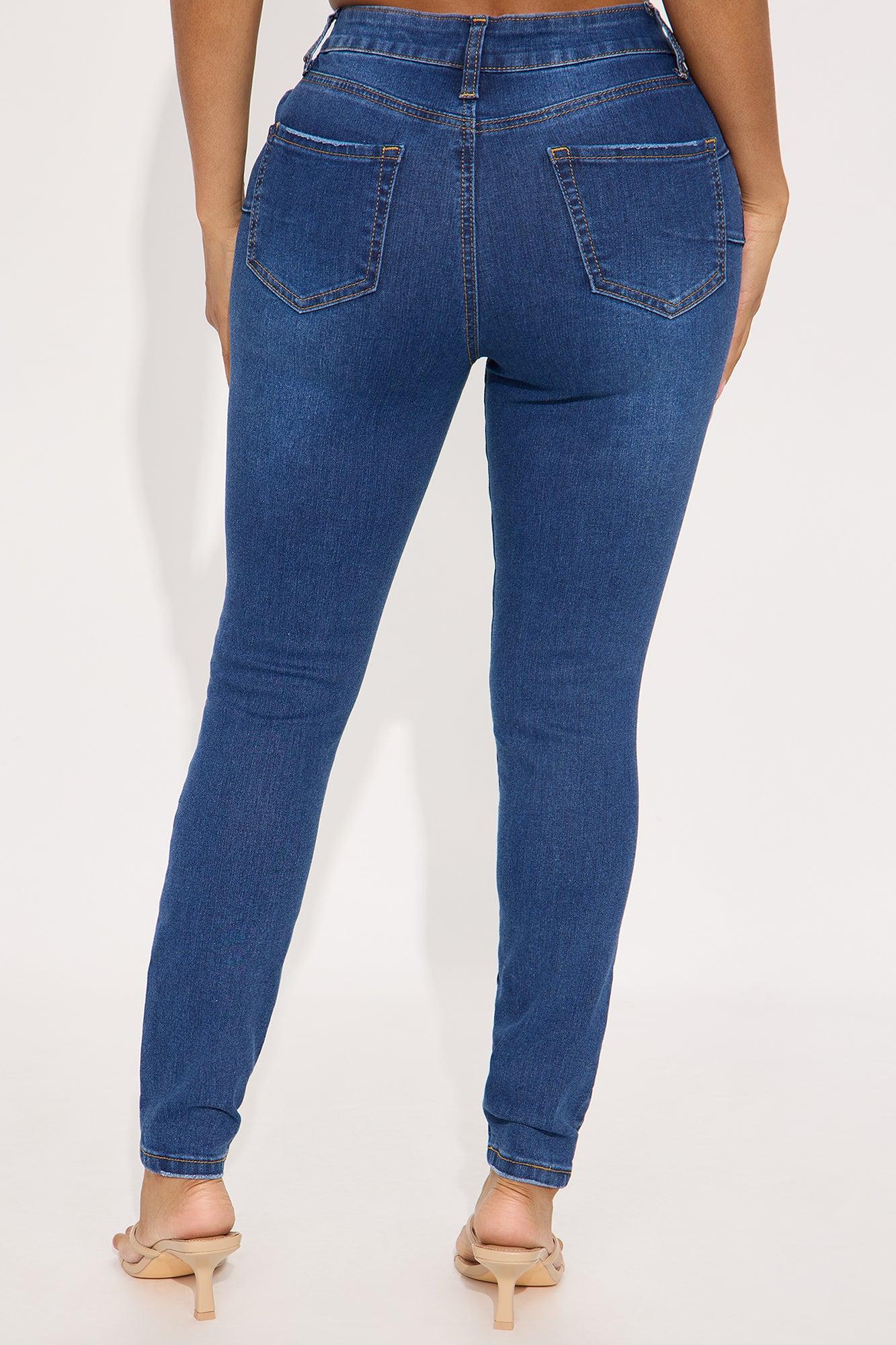 Yes To Heaven Skinny Jeans - Dark Wash Product Image
