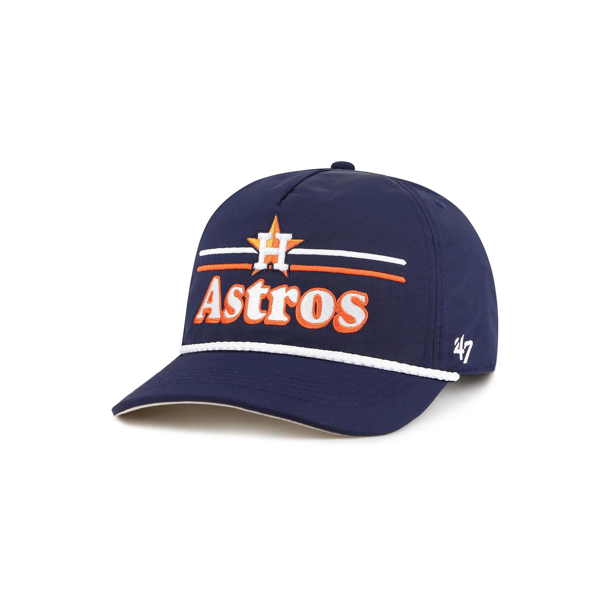 Men's '47 Navy Houston Astros Campscape Hitch Adjustable Hat, Blue Product Image