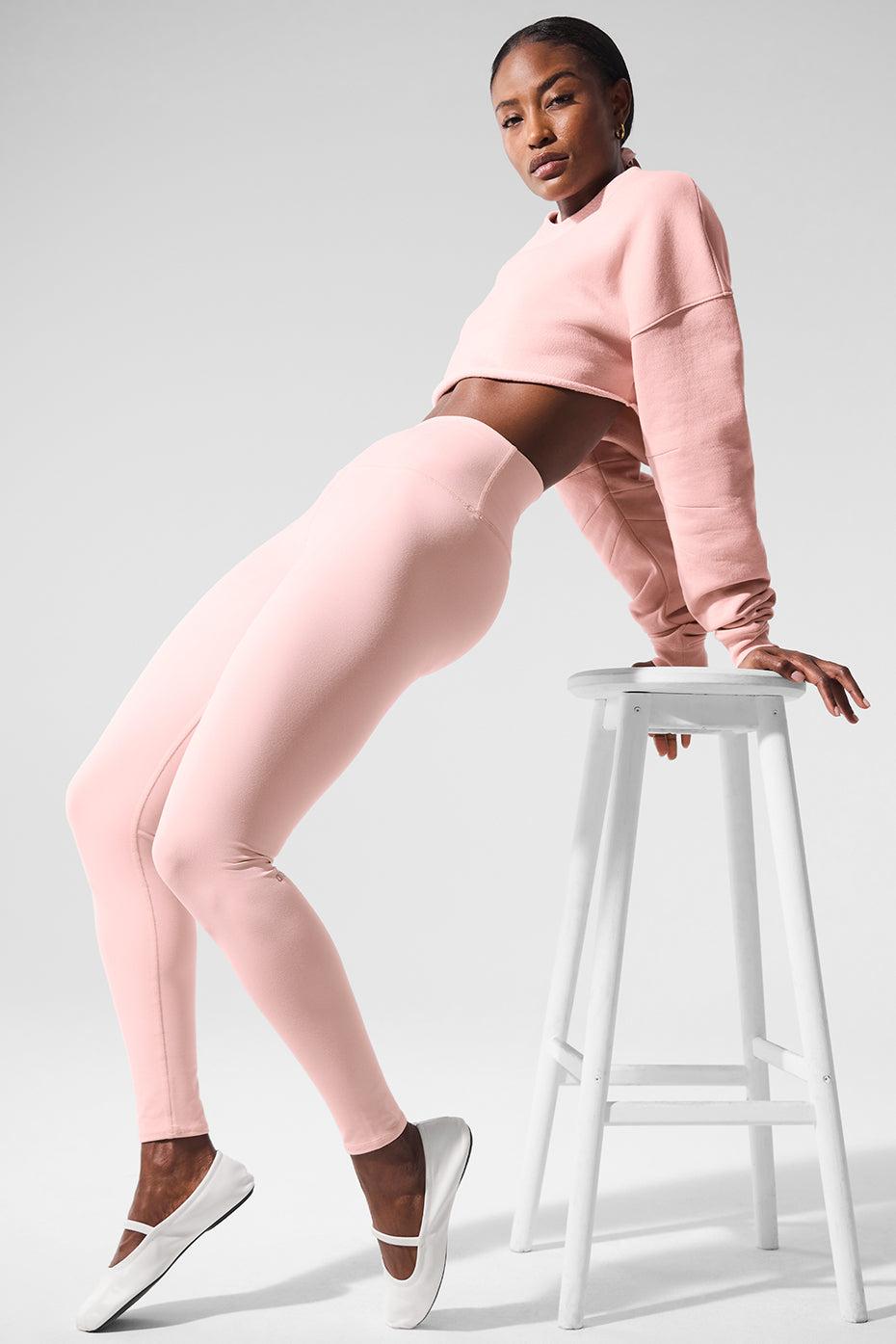 High-Waist Airbrush Legging - Pink Quartz Female Product Image