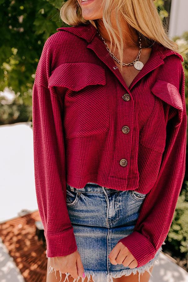 Best Season Of All Button Up In Wine Product Image