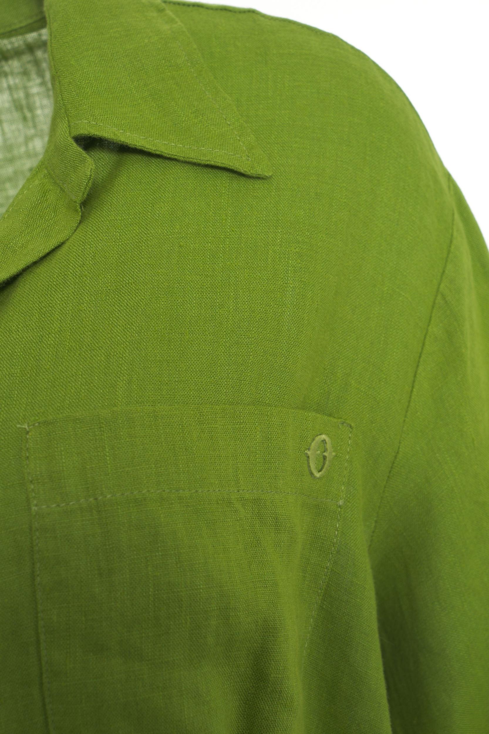 Linen chemisier dress Product Image