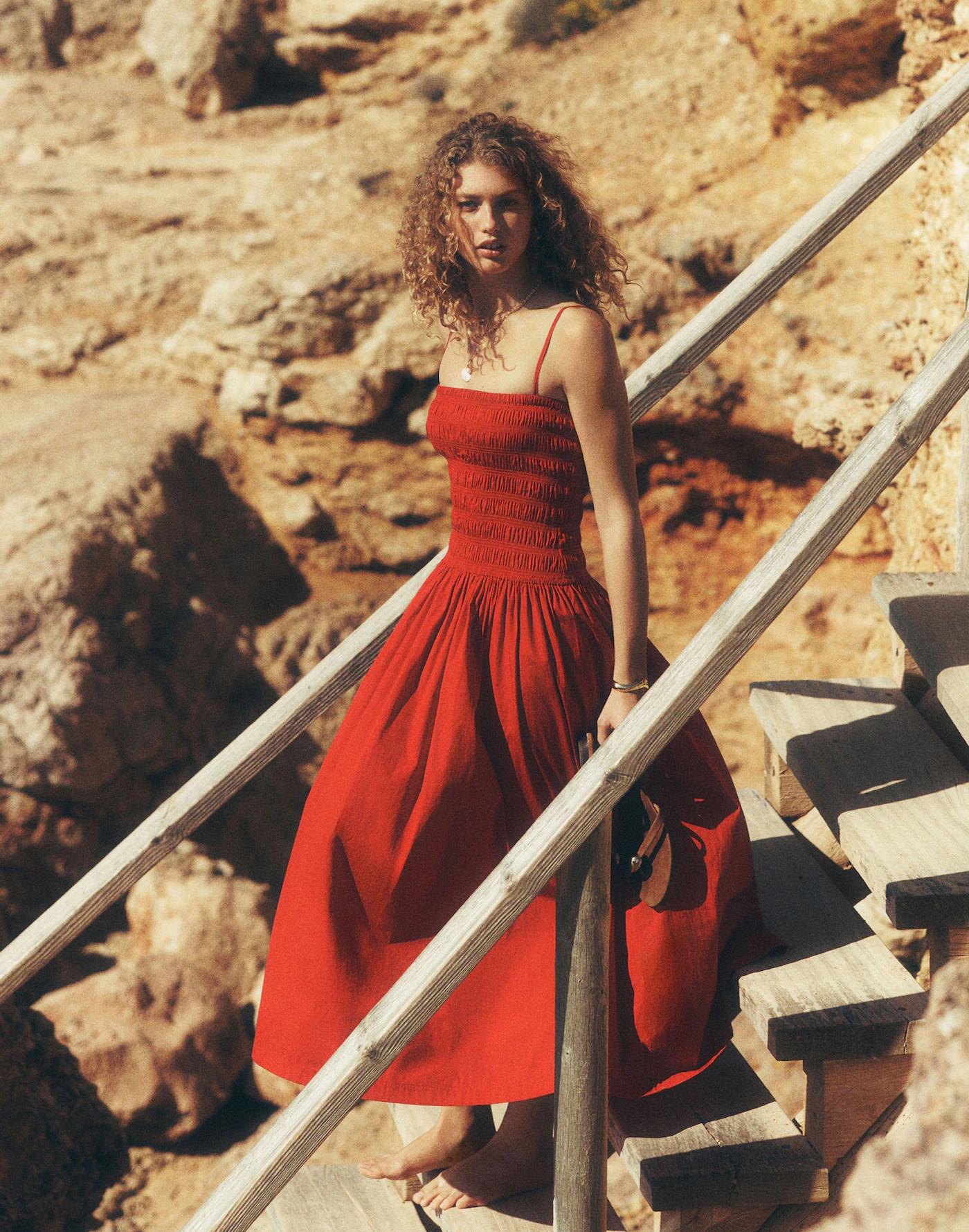 Smocked Maxi Dress Product Image