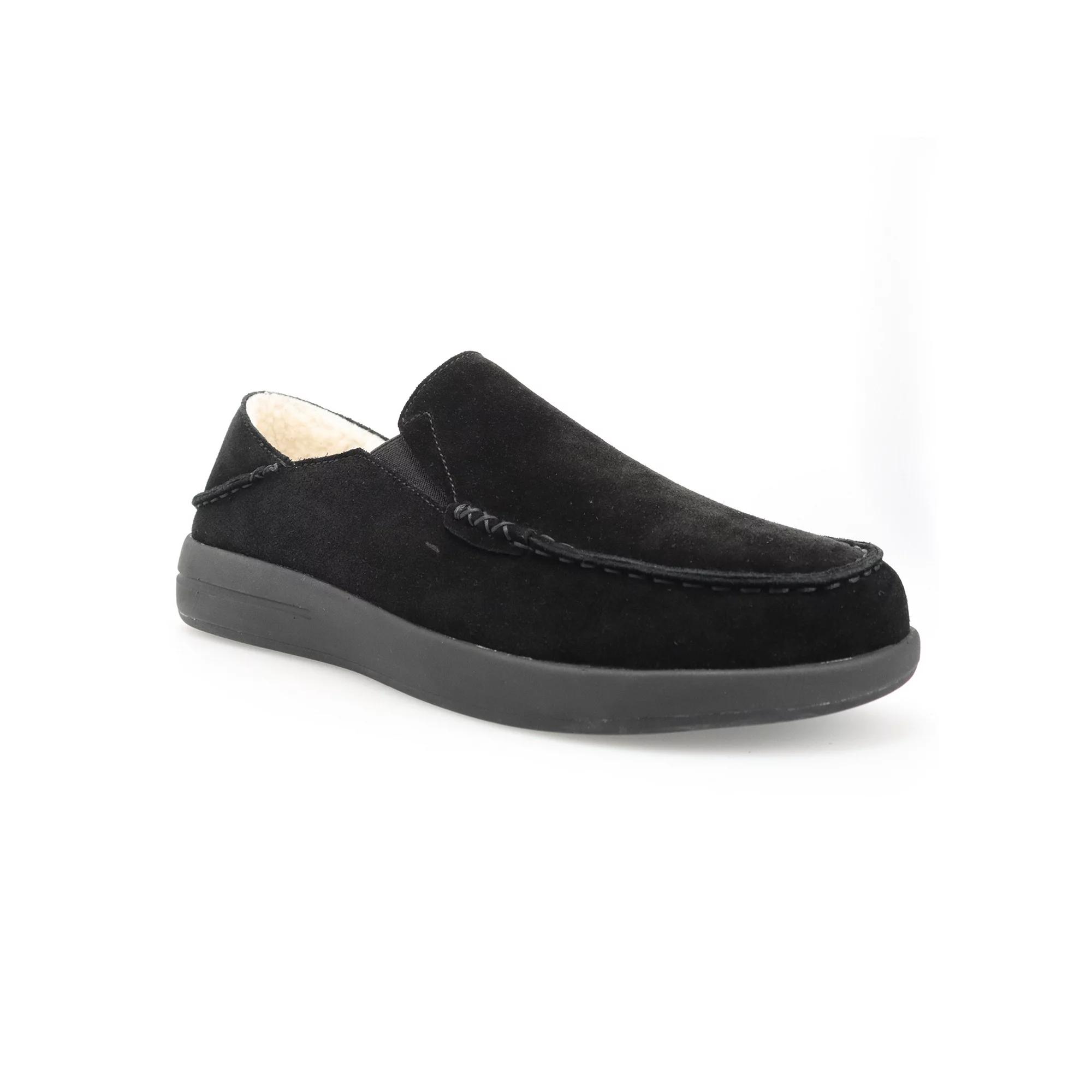 Propet Edsel Men's Suede Moccasin Slippers,  Product Image
