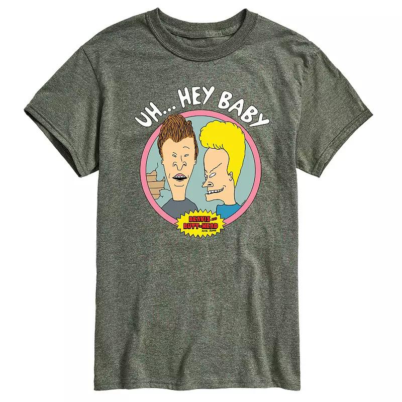 Men's Beavis & Butthead Uh... Hey Baby Graphic Tee,  Product Image