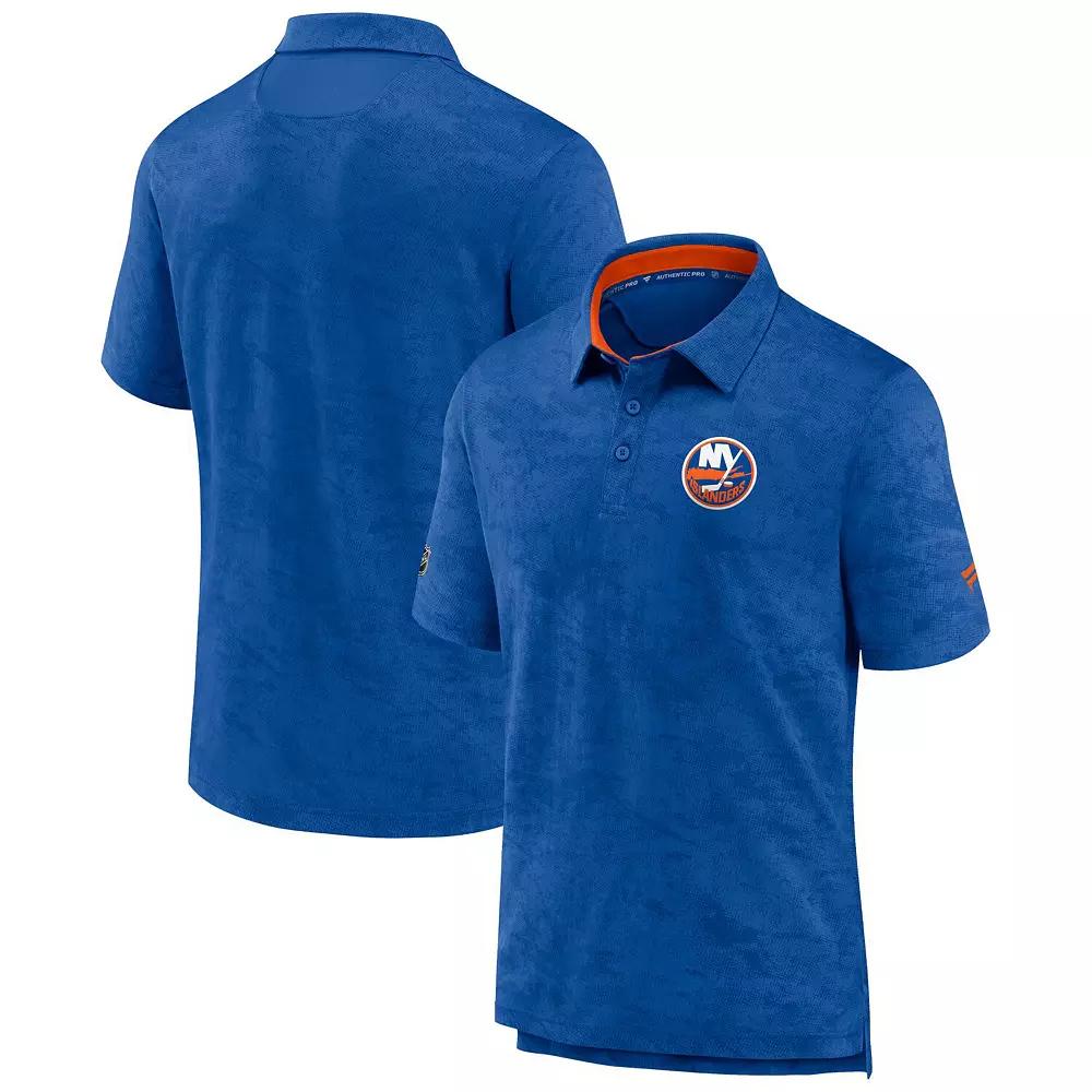 Men's Fanatics Branded Royal New York Islanders Authentic Pro Rink Polo,  Product Image