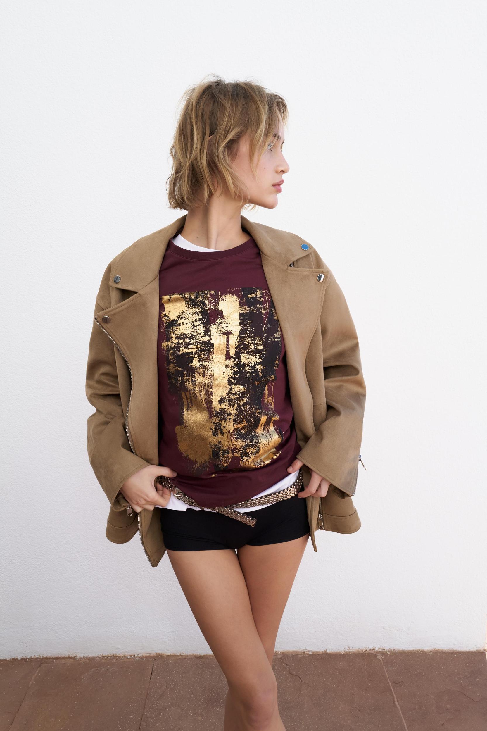 METALLIC T-SHIRT Product Image