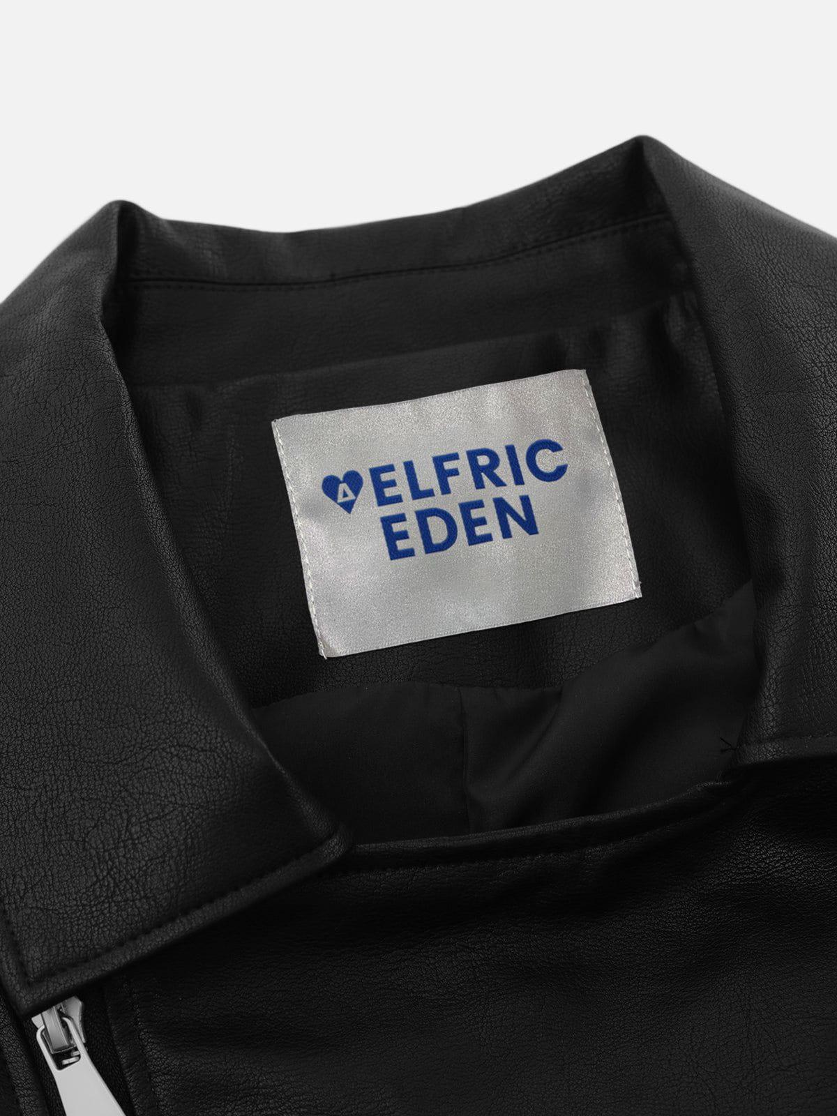 Aelfric Eden Faux Leather Zip Up Vest Product Image