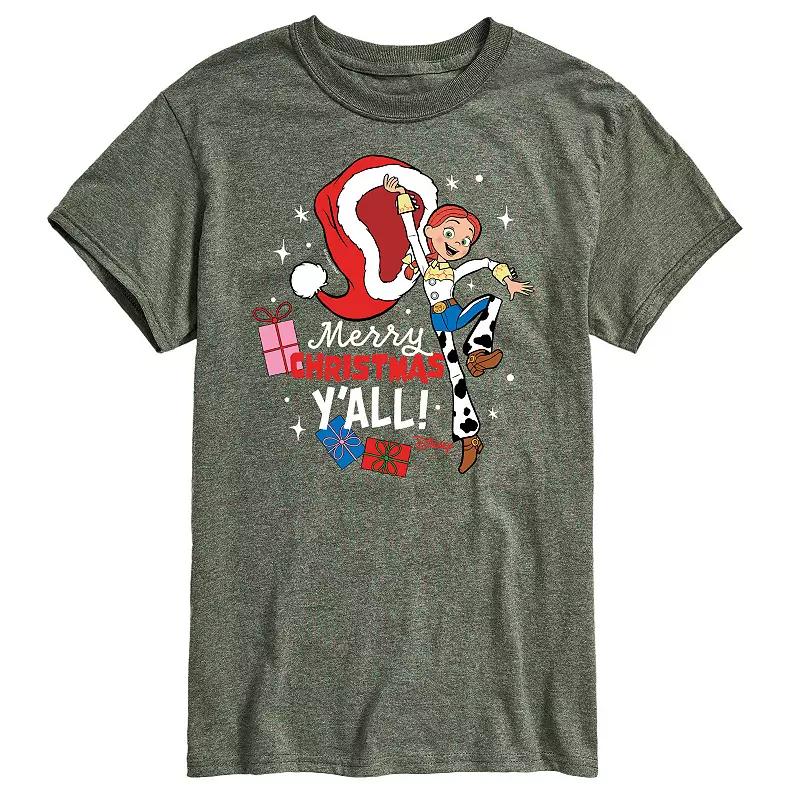Disney / Pixar's Toy Story 4 Jessie Men's Merry Christmas Y'all Graphic Tee,  Product Image