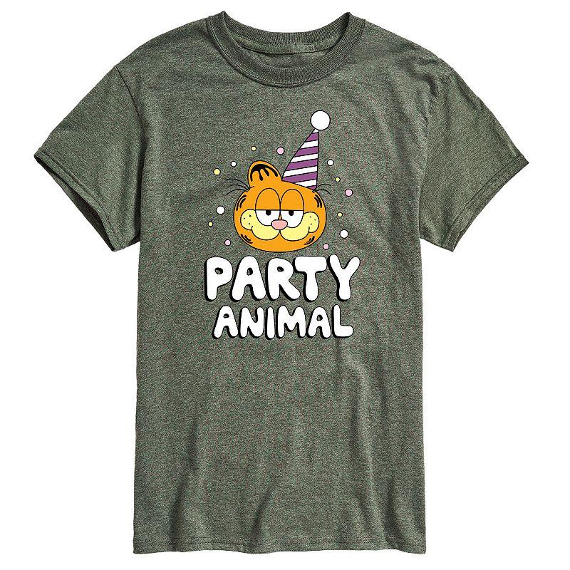 Big & Tall Garfield Party Animal Graphic Tee, Men's,  Product Image