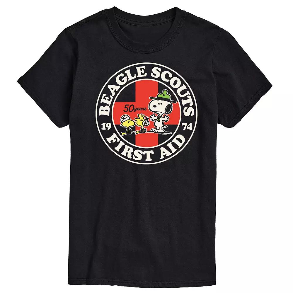 Big & Tall Peanuts Beagle Scouts First Aid Graphic Tee, Men's,  Product Image