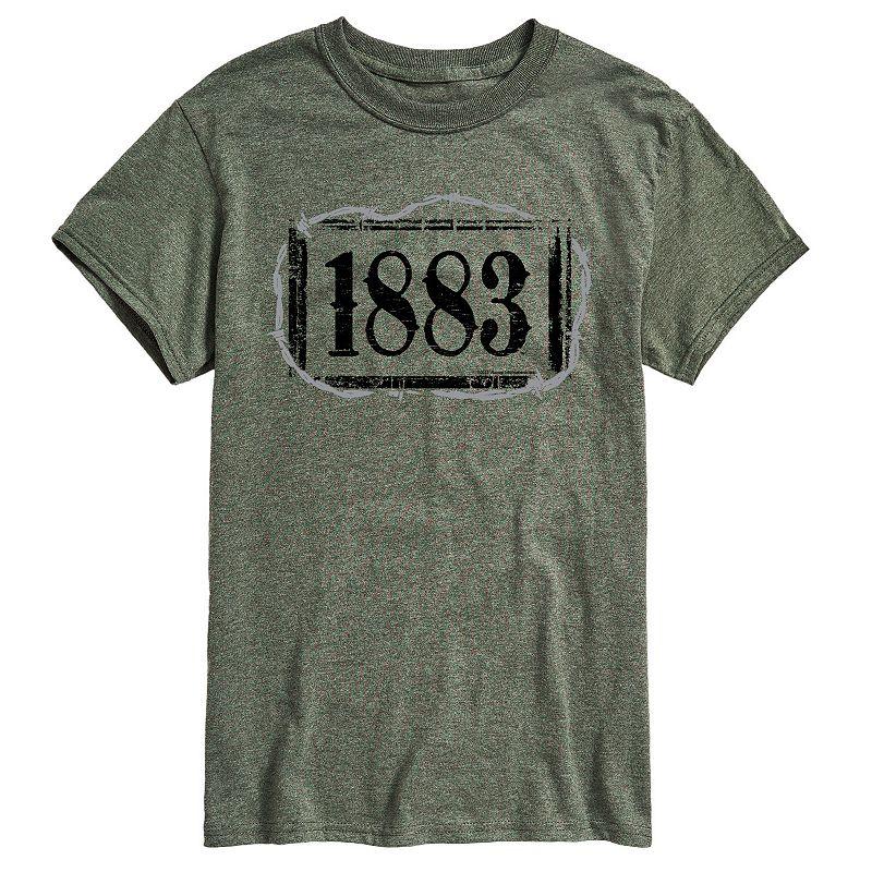 Men's 1883 Barbed Wire Tee, Size: Medium, Beige Khaki Product Image