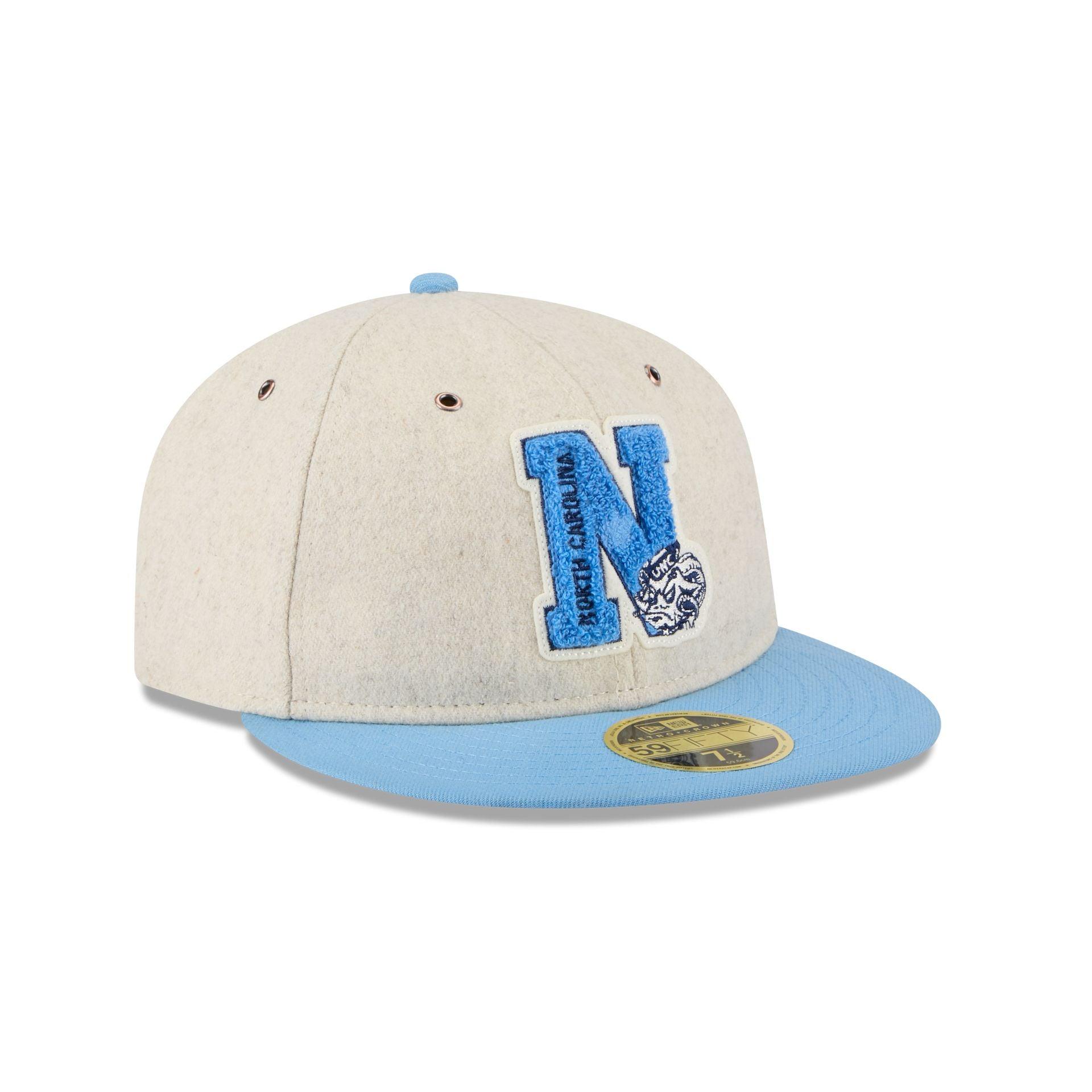 North Carolina Tar Heels College Vault Wool Letterman Retro Crown 59FIFTY Fitted Hat Male Product Image