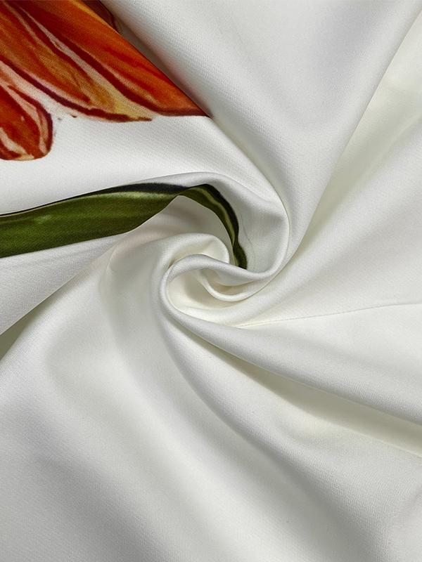 Bodycon High Waisted Flower Print Pockets Skirts Bottoms Product Image