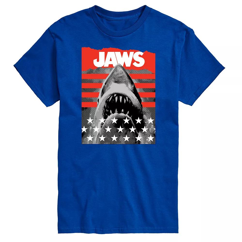 Big & Tall Jaws and Stripes Tee, Men's,  Product Image