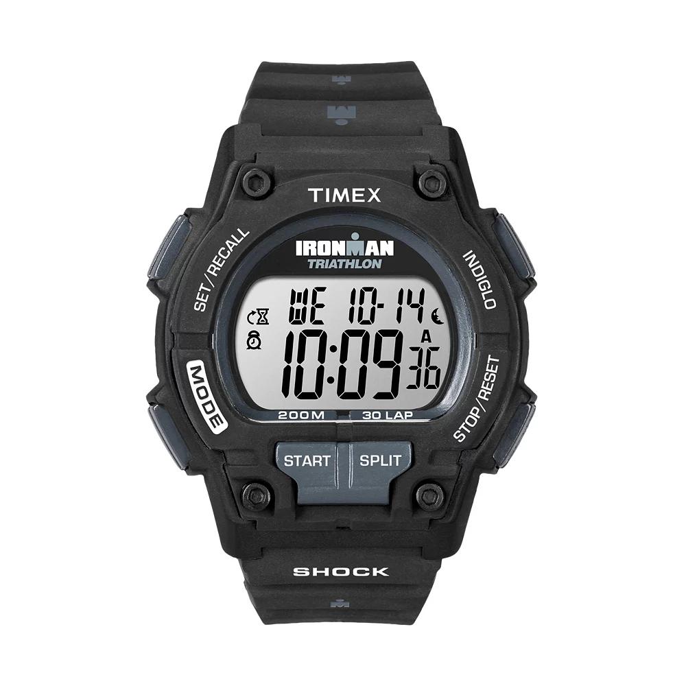 Timex® Men's Ironman 30-Lap Digital Watch - T5K1969J, Black Product Image