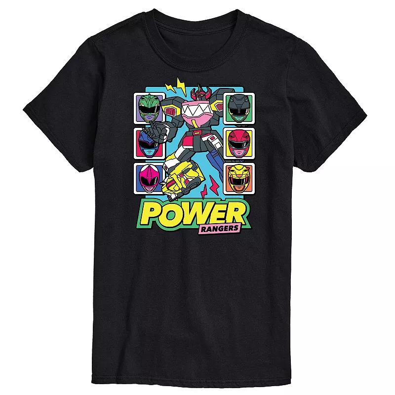 Men's Power Rangers Zord Heads Graphic Tee,  Product Image