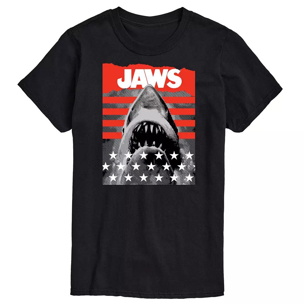Big & Tall Jaws and Stripes Tee, Men's,  Product Image