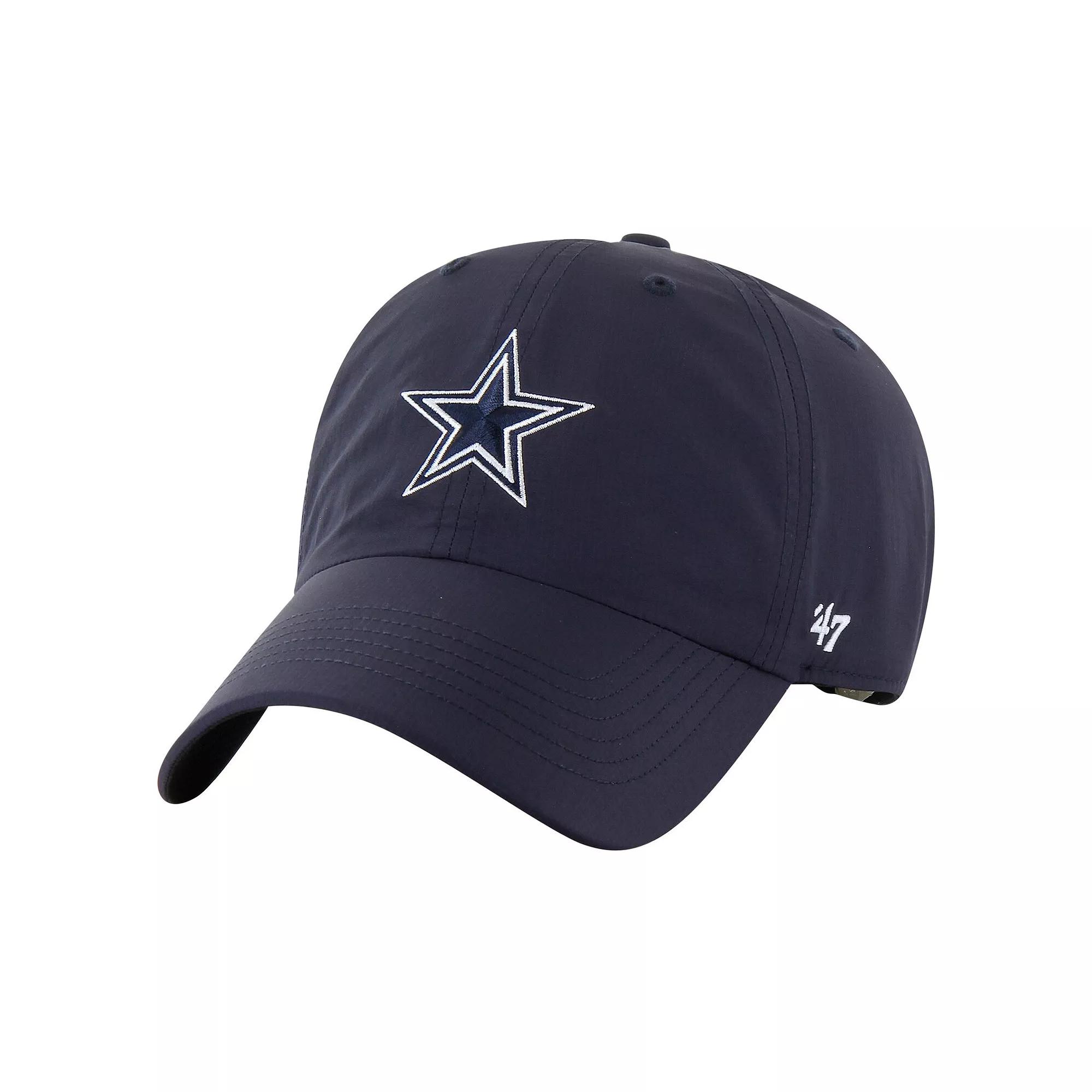 Men's '47 Navy Dallas Cowboys Brrr Clean Up Adjustable Hat, Blue Product Image