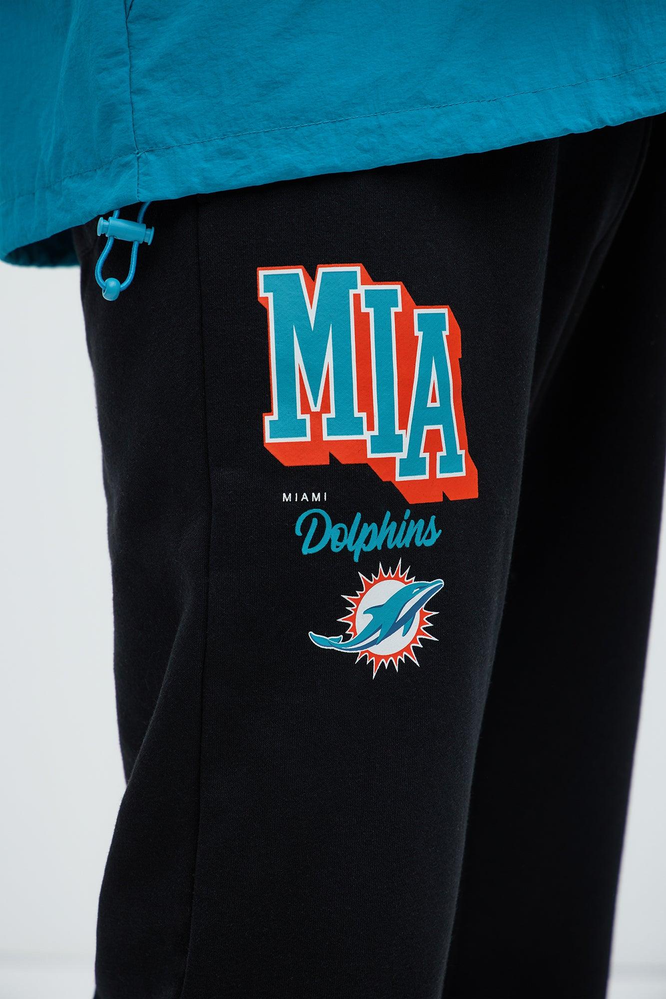 Dolphins Bold Flare Sweatpants - Black Product Image