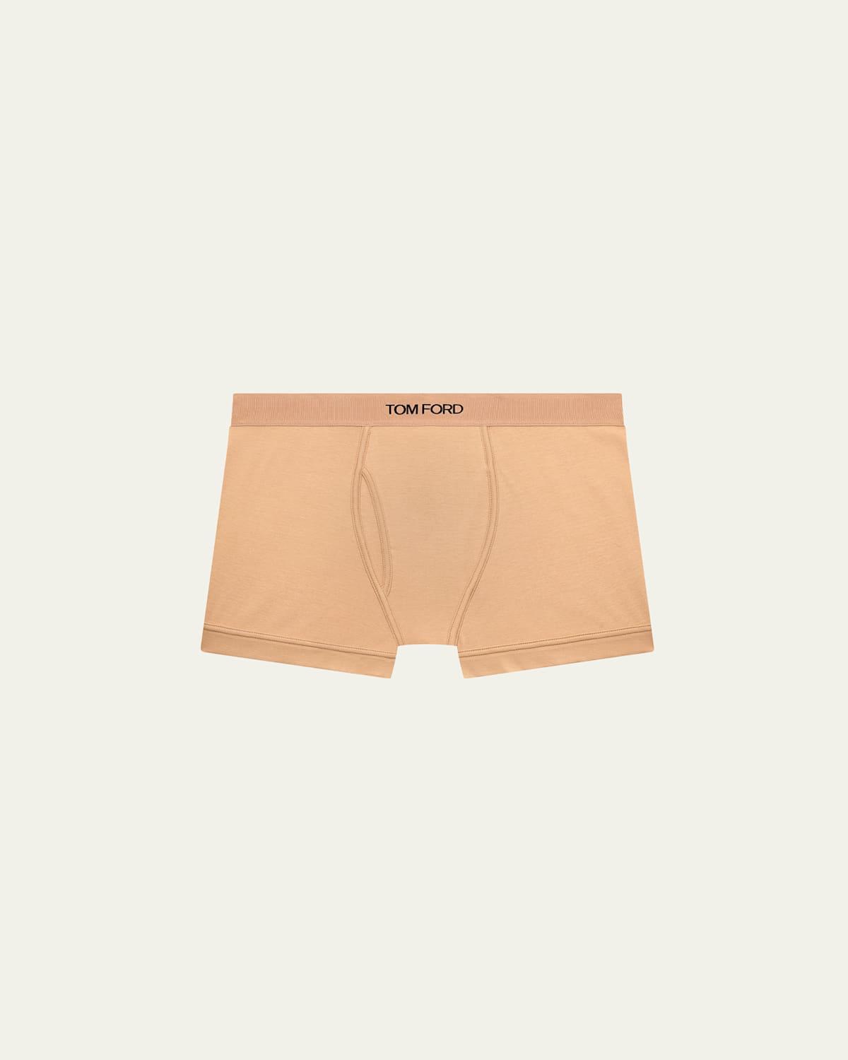 Mens Cotton-Stretch Jersey Boxer Briefs Product Image