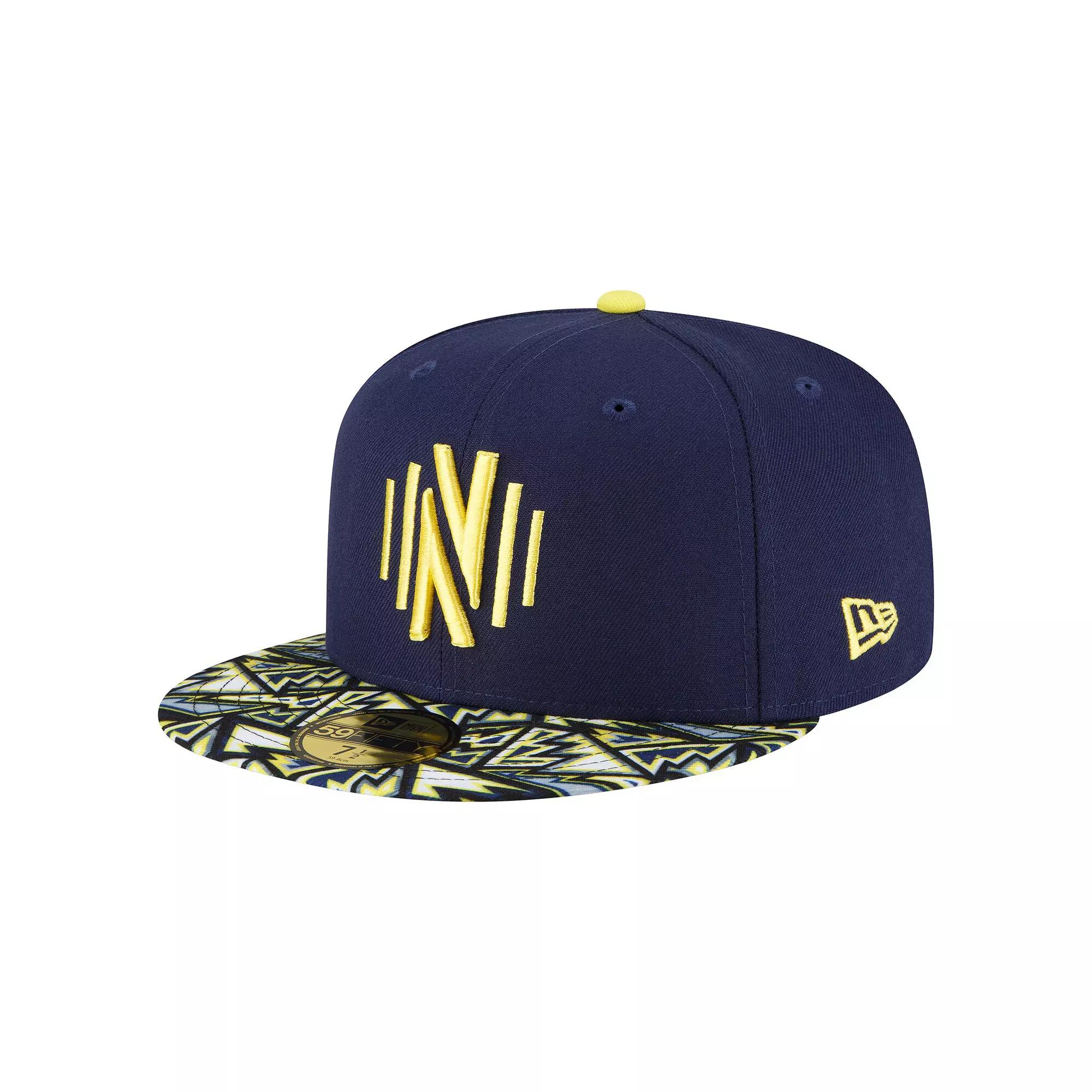Men's New Era Navy Nashville SC Element Tech Pack 59FIFTY Fitted Hat,  Product Image