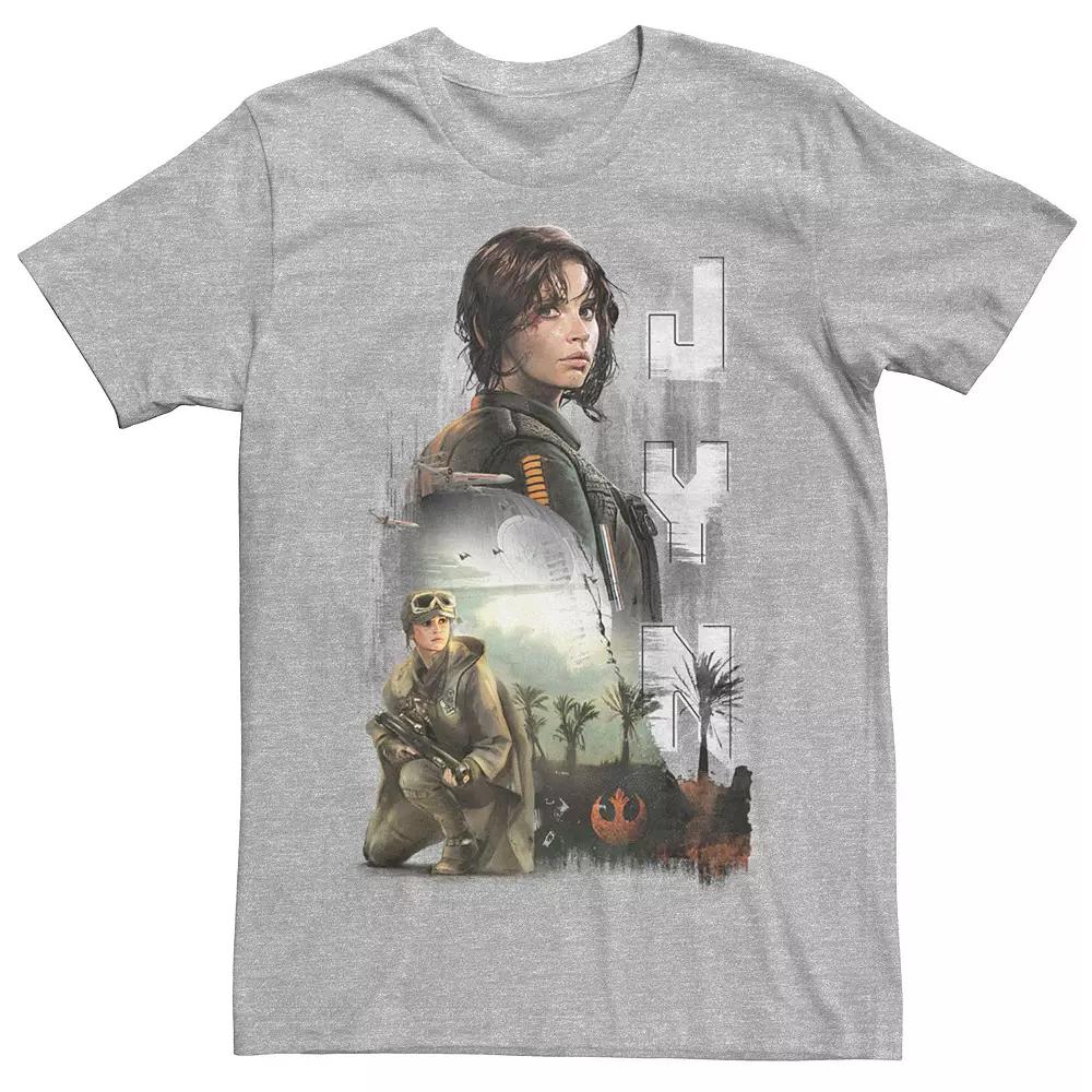 Men's Star Wars Rogue One Jyn Painted Portrait Tee,  Product Image