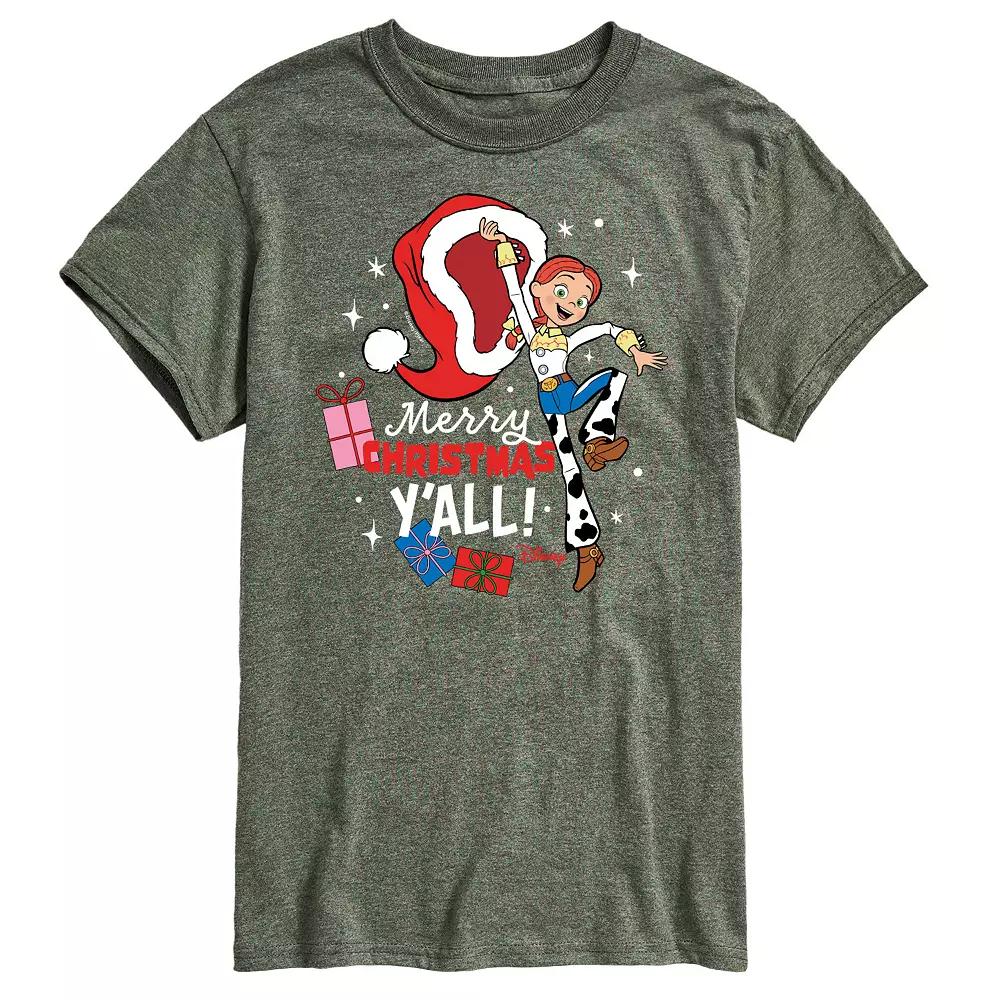 Disney / Pixar's Toy Story 4 Jessie Men's Merry Christmas Y'all Graphic Tee,  Product Image