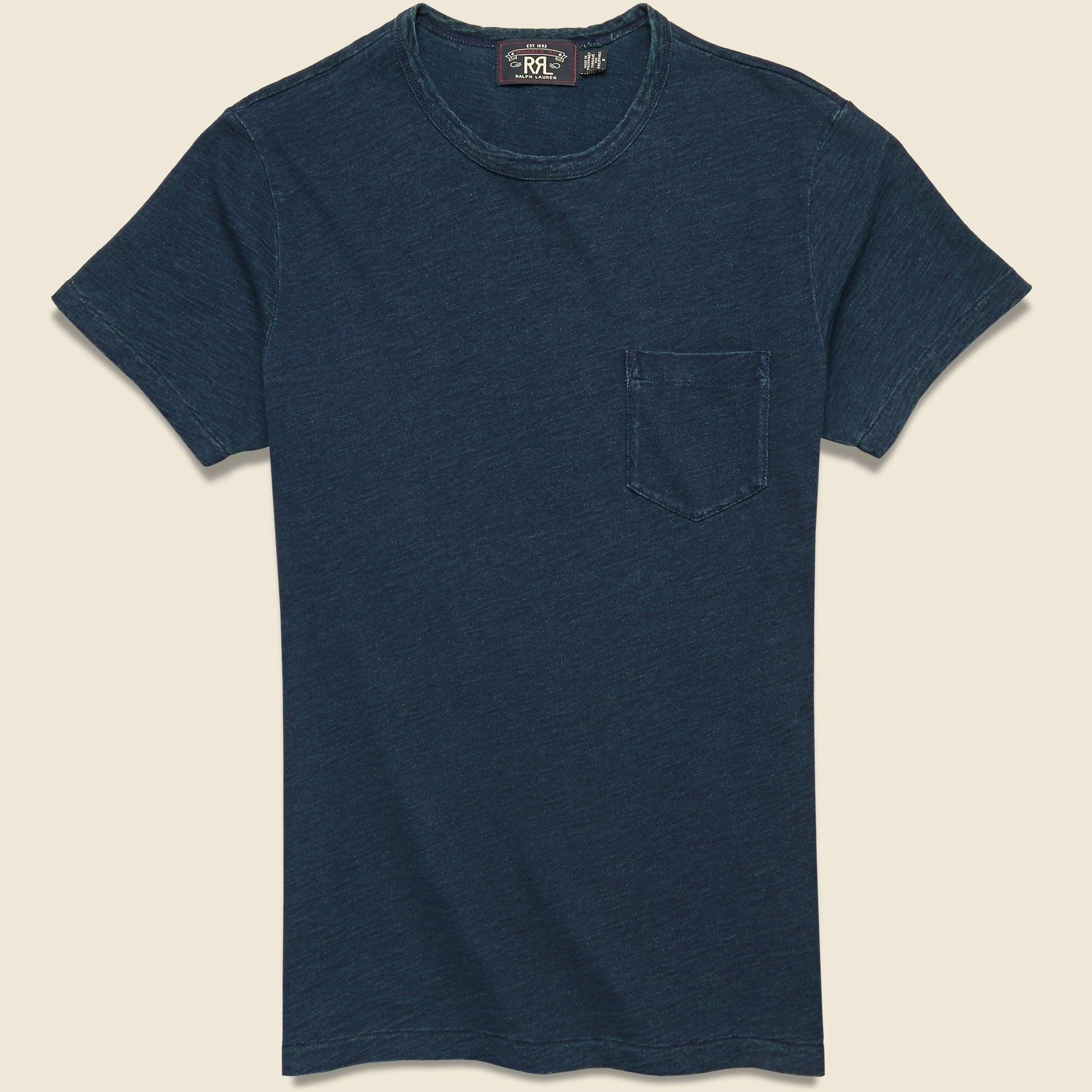 Cotton Jersey Pocket Tee - Indigo Product Image
