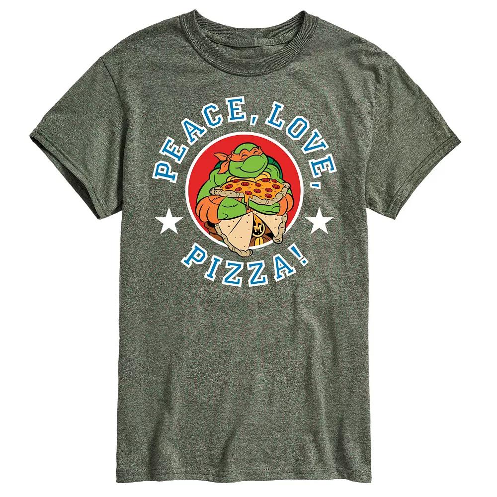 Men's Teenage Mutant Ninja Turtles Peace Love Graphic Tee,  Product Image
