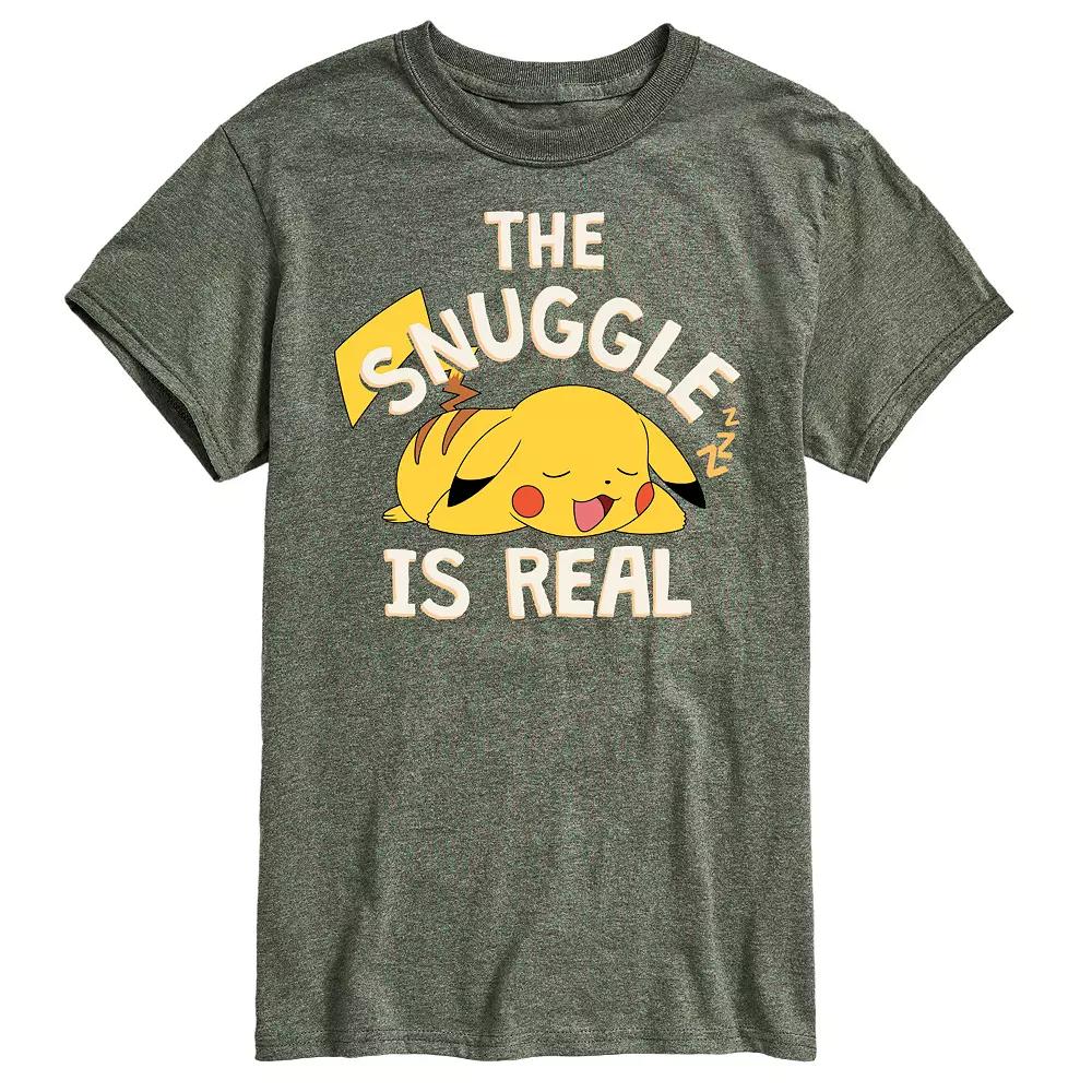 Men's Pokemon The Snuggle Pikachu Tee,  Product Image