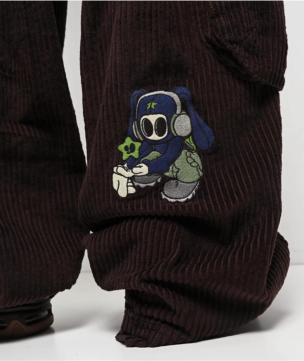 A.LAB Mega Rave Java Corduroy Cargo Pants Product Image