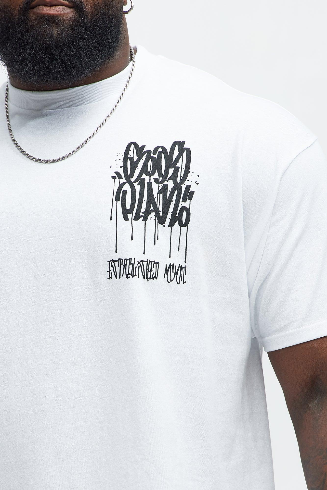 All Part Of Gods Plan Short Sleeve Tee - White Product Image