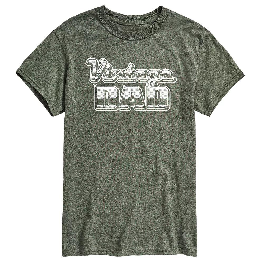 Men's Vintage Dad Chrome Graphic Tee,  Product Image