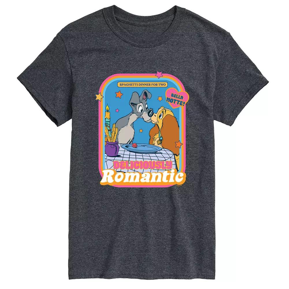 Disney's Lady and the Tramp Big & Tall Romantic Graphic Tee, Men's,  Product Image