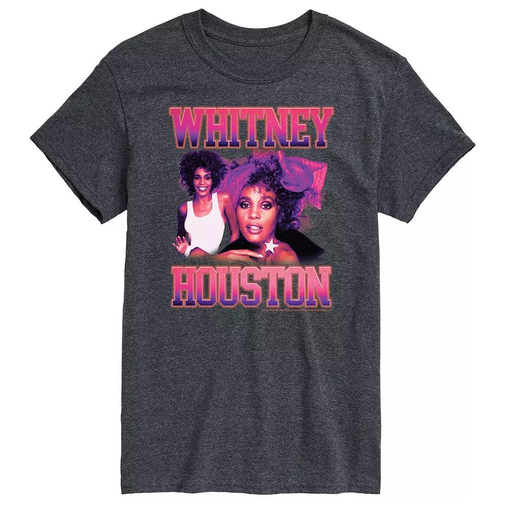 Big & Tall Whitney Houston Vintage Tee Tee, Men's,  Product Image