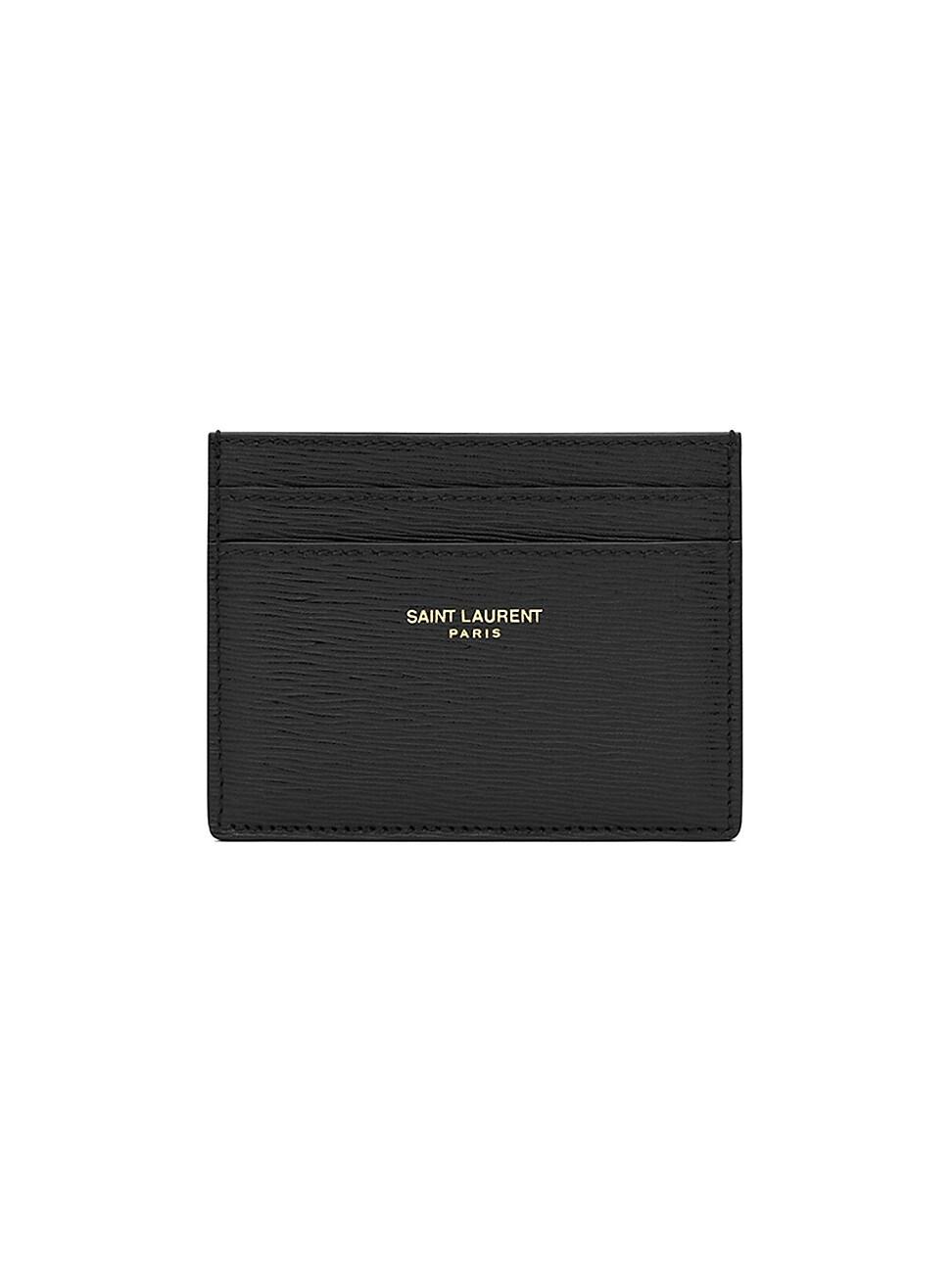 Mens Card Case In Ripple Embossed Leather Product Image