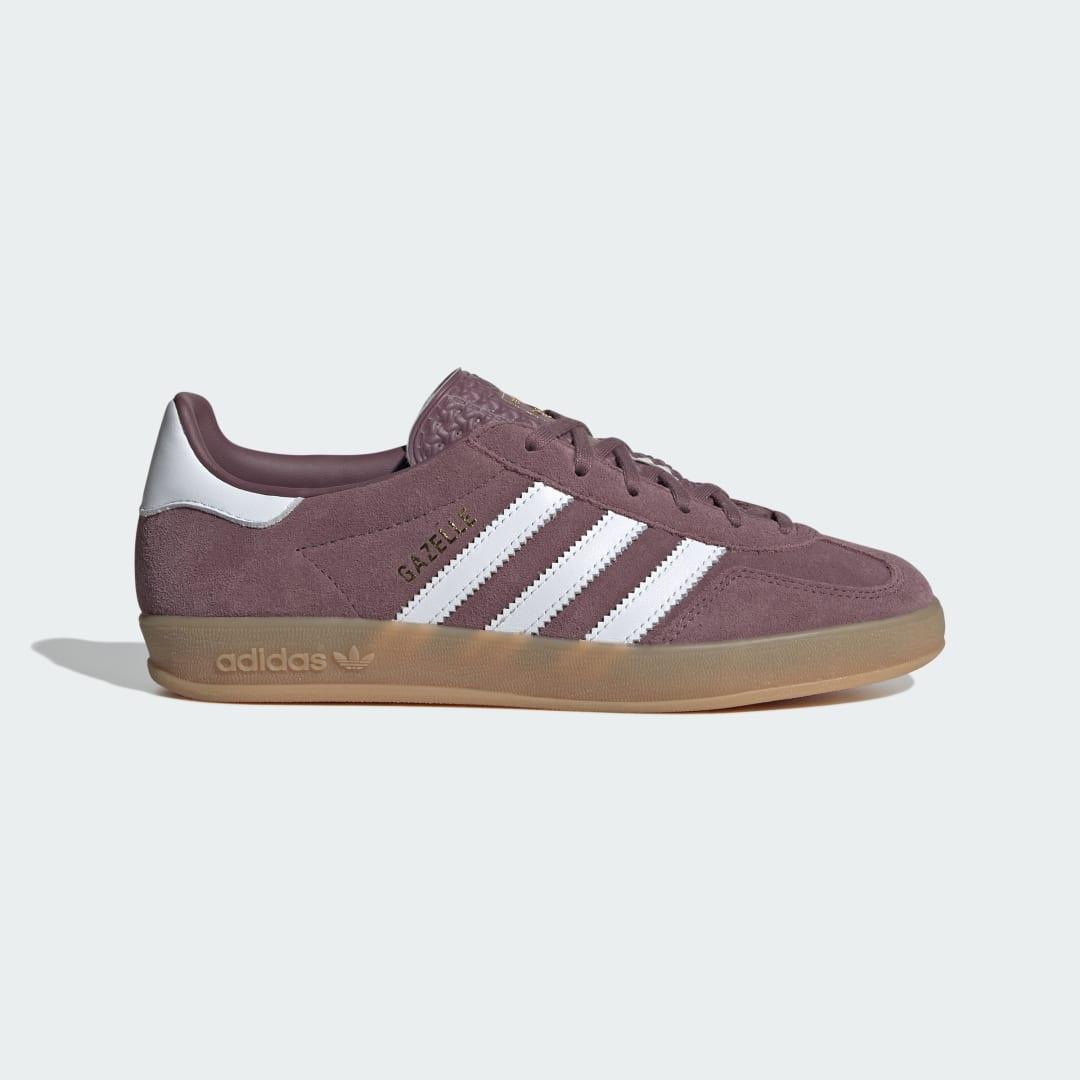 Womens adidas Gazelle Indoor Athletic Shoe - Sandy / White / Gum Product Image