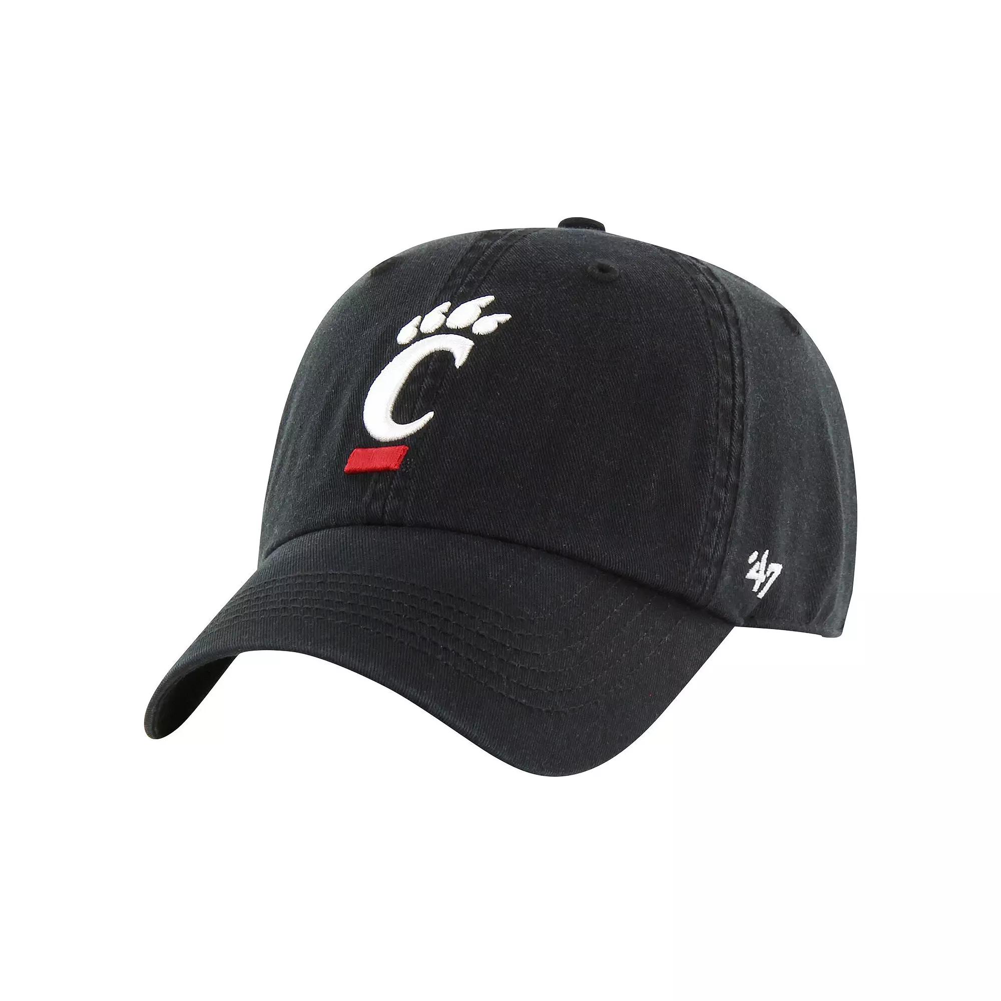 Men's '47 Black Cincinnati Bearcats Classic Franchise Legacy Fitted Hat,  Product Image
